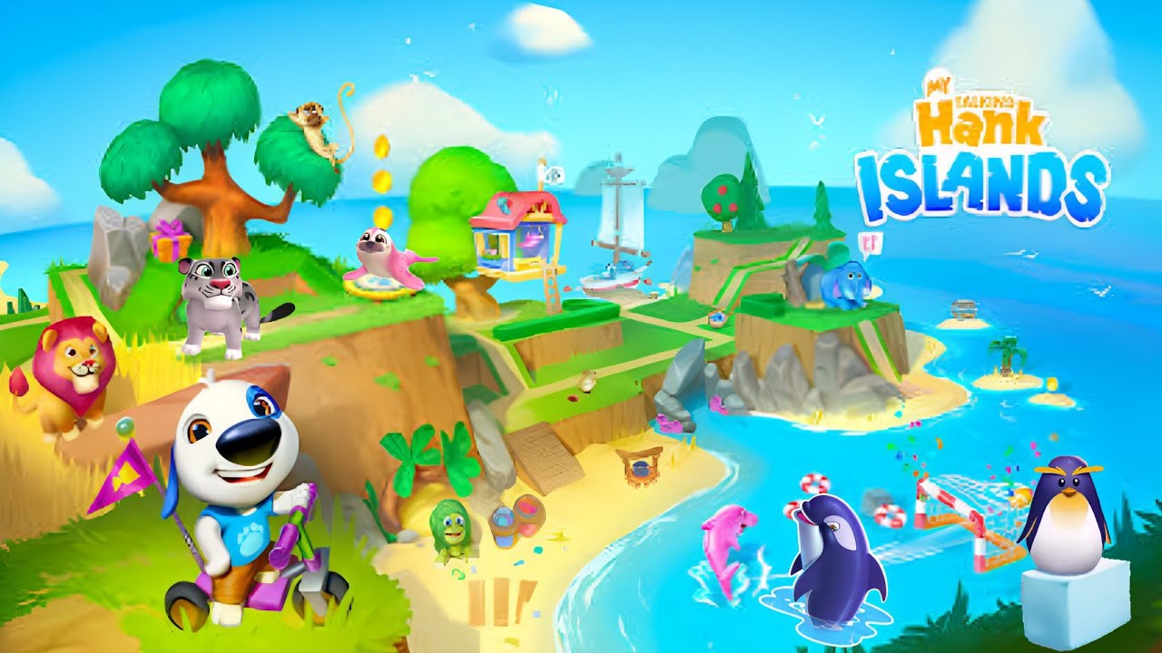 My Talking Hank islands all worlds all animals Gameplay Android ios