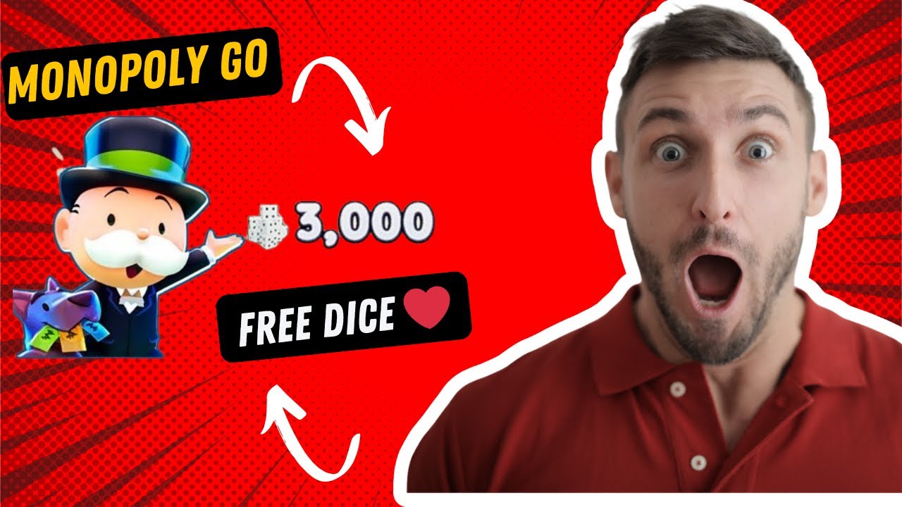 Get 3000 Free Dice Rolls Using Monopoly GO Links