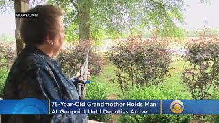 Grandmother, 75, Holds Car Theft Suspect At Gunpoint Until Deputies Arrive