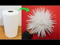 Delicate Winter Flower Tutorial / Cheap Decorating Ideas / White Ornaments DIY