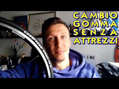 Video: Come si smonta una gomma da bici senza attrezzi?