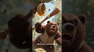 Mr. Bear and the Bees 🐻🍯 | Funny Kids Story with a Lesson | Moral Stories for Children #kidsstories
