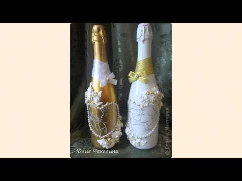 Botellas decoradas boda @IdeasYmasIdeas