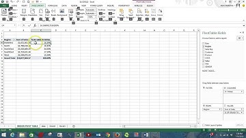 PIVOT TABLE % OF GRAND TOTAL