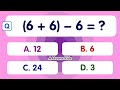 Quiz time  maths quiz for kids  mixed operations quiz for kids  learn mathematics 
