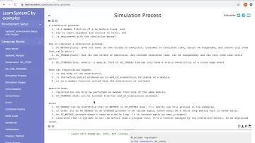Learn SystemC: SystemC process
