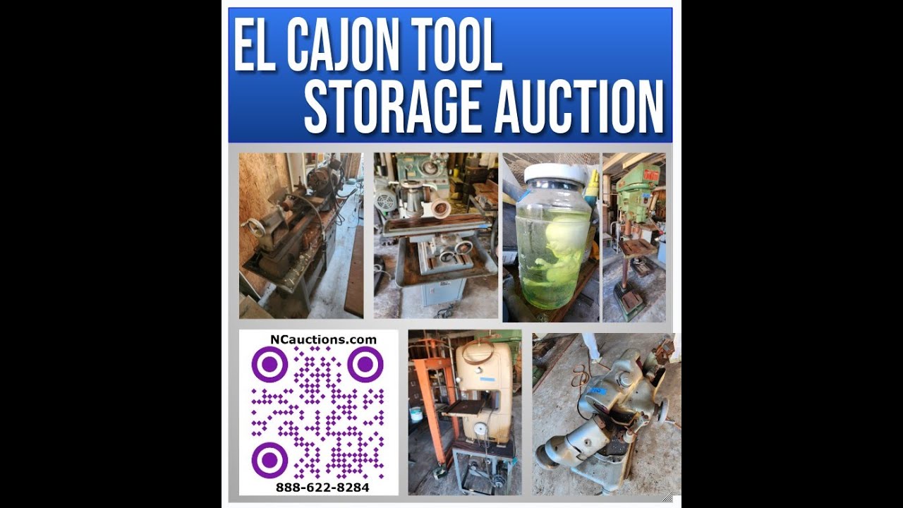 October El Cajon Tool Storage Auction YouTube