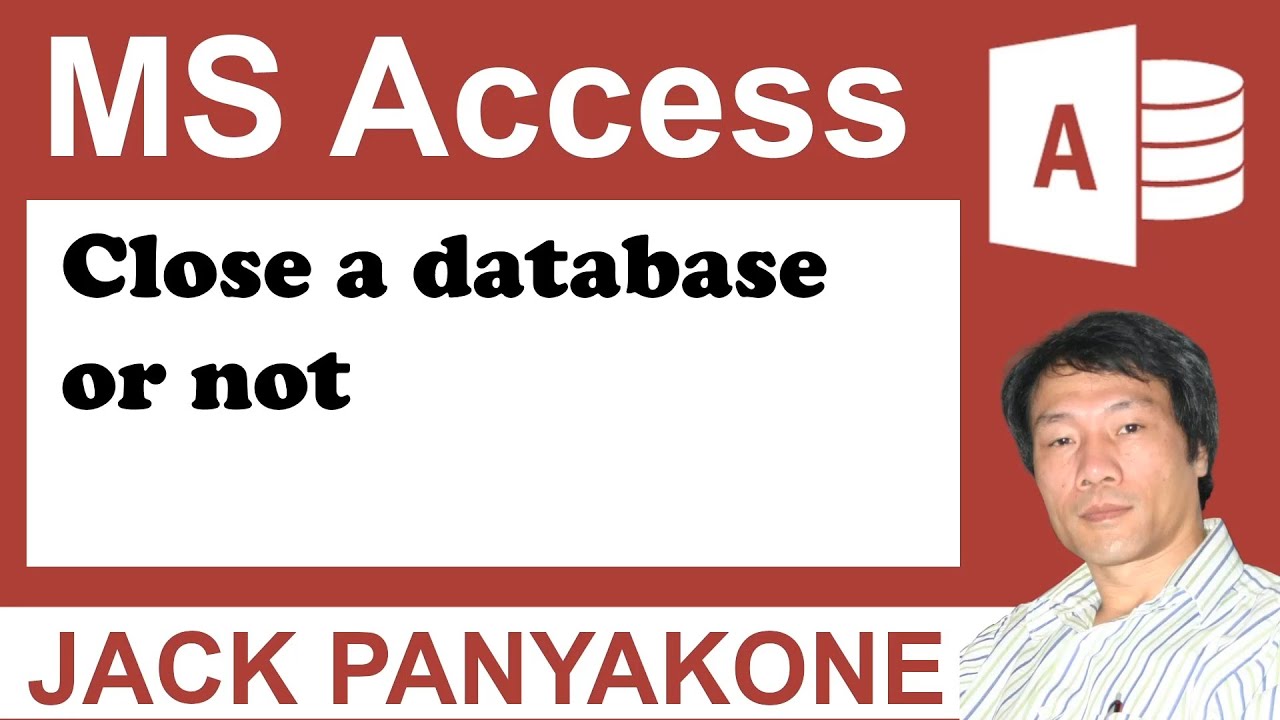 How To Close A Database.