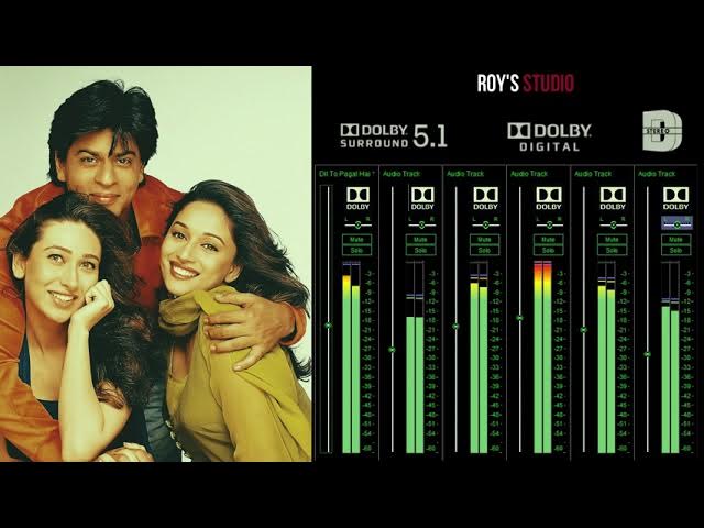 Dil To Pagal Hai (HD Audio - 5.1 Dolby Surround Sound) Lata Mangeshkar, Udit Narayan, 90s Super Hits