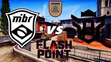 MIBR vs ORLGESS Melhores Momentos (MD3) Map1 Inferno FlashPoint 1 Playoffs