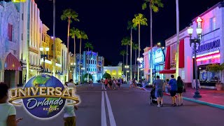 Universal Orlando Studios at Night 2022 | Full Walking Tour