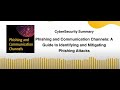 Phishing and Communication Channels: A Guide to Identifying and Mitigating Phishing Attacks