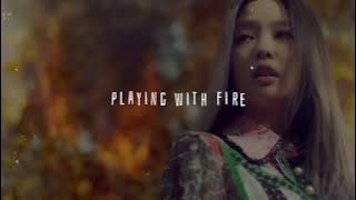 blackpink - playing with fire (불장난) (slowed   reverb)