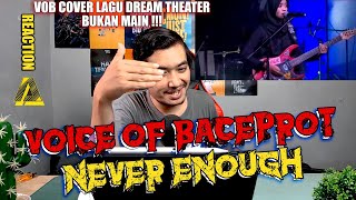 Vob Reaction | Voice of Baceprot - Never Enough | Dream Theater Cover