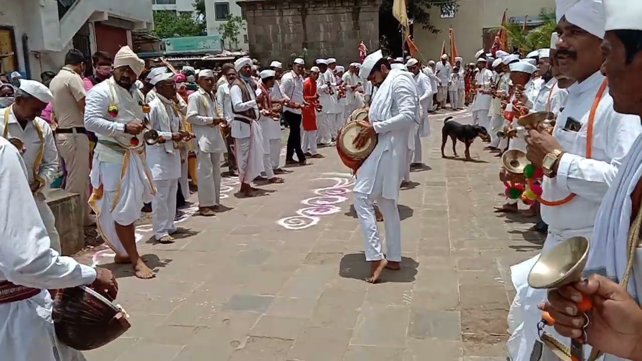 जगद्गुरु तुकाराम महाराज पालखी नगर प्रदक्षिणा 2021 पुंडलिक महाराज देहुकर 