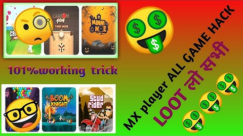 MX player new game hack trick 2022🤑🤑