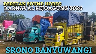 LINEUP OF HOREG SOUND SYSTEMS PARTICIPATING IN THE 2026 REJOAGUNG BANYUWANGI CARNIVAL