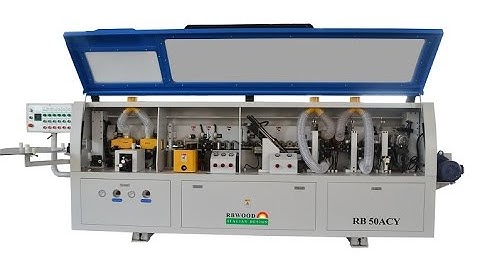 RB 50ACY-7 functions automatic edge banding machine with premilling