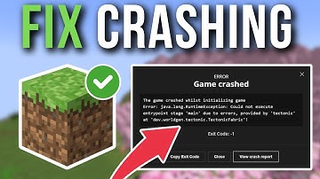 How To Fix Minecraft The Game Crashed Whilst Initializing Game