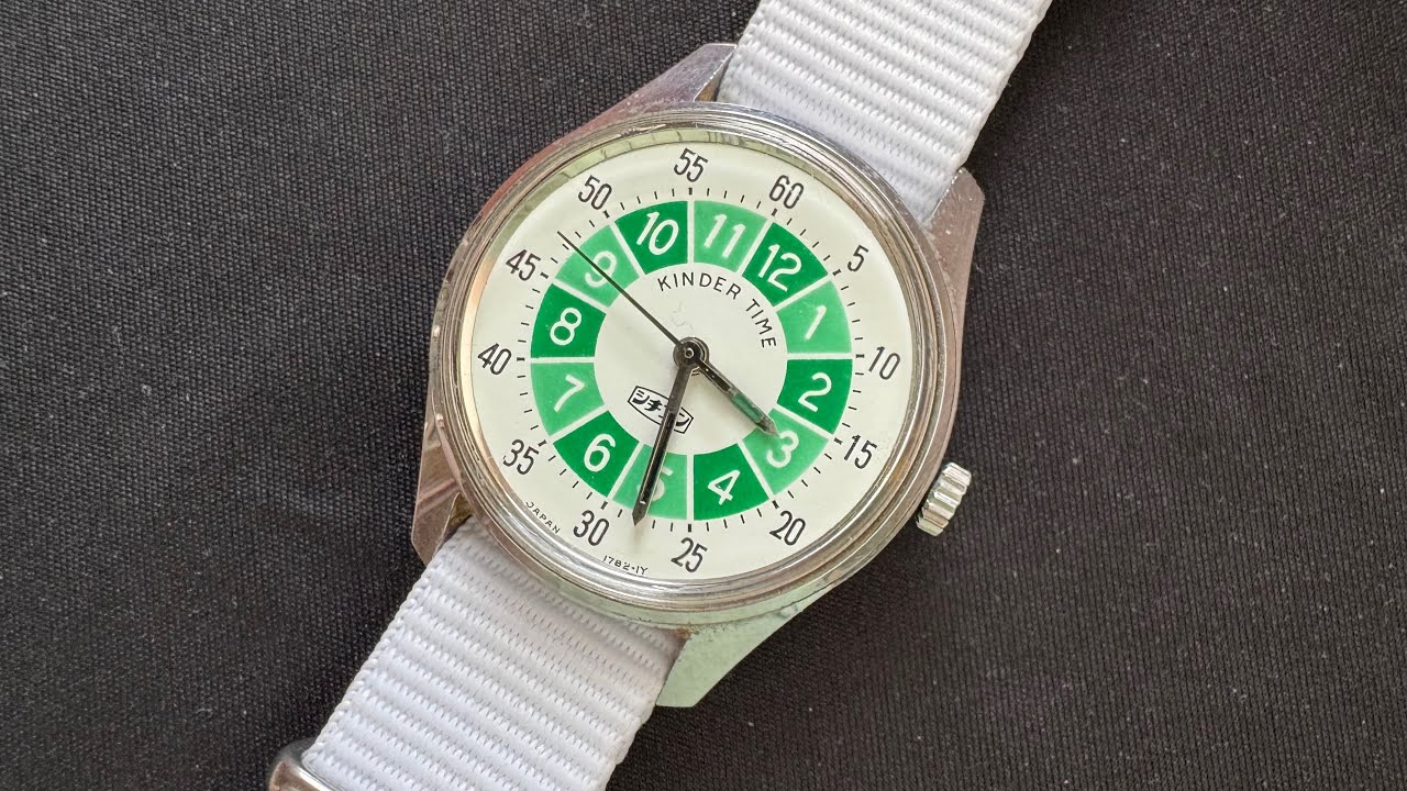 citizen KINDER TIME 4-020448 腕時計 Citizen Kinder Watch Review - YouTube