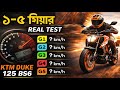 Bike Speed Test 😱| Ktm Duke 125 | কোন গিয়ারে কত স্পিড ? 🤔