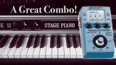 Zoom MS-70CDR: the best Rhodes pedal?