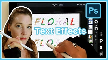 Fun Text Effects in Photoshop 🖌 | Photoshop on iPad