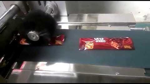 Ice Cream Candy Pouch Packing Machine - Flow Wrap Bar Packaging Machine