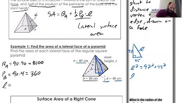 12 1 Day 2 Surface Area of Pyramids and Cones