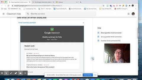 Google Classroom Parent/Guardian Summaries