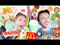 Tasting viral celebrity foods mcdonalds crumbl cookies and cold stone new holiday menu items