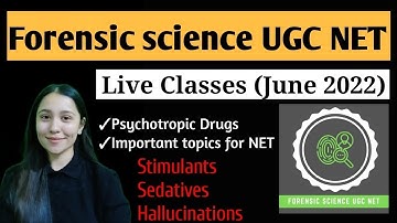 Special live class NTA NET 2022  [Forensic Science Live Stream]