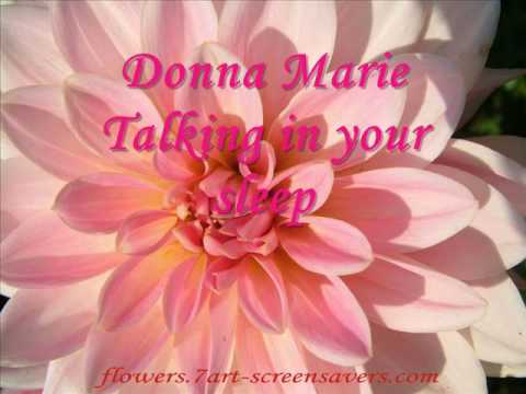 donna marie talking in your sleep