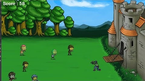 Zombie shooter using pygame - quick demo