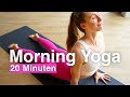 Morning yoga flow 20 minuten wake up yoga frhsport zuhause