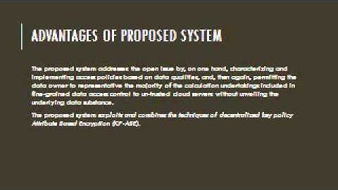 Decentralized Access Control Of Data Stored In Cloud Using Key Policy Attribute Based Encryption