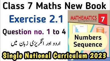 Class 7 Math Unit 2 Exercise 2.1 New Book | Chapter 2 Ex 2.1 Question no. 1 to 4 PTB | Learning Zone