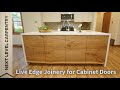 Live Edge Joinery for Cabinet Doors