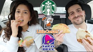 Vegan Fast Food Taste Test (Starbucks, Taco Bell and Little Caesar's) #10