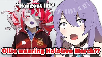 Moona notice that Ollie always wear Hololive Merch whenever they hang out
