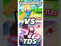 slap battles Vs TDS(joke) #roblox #slapbattles #edit #robloxedit #short