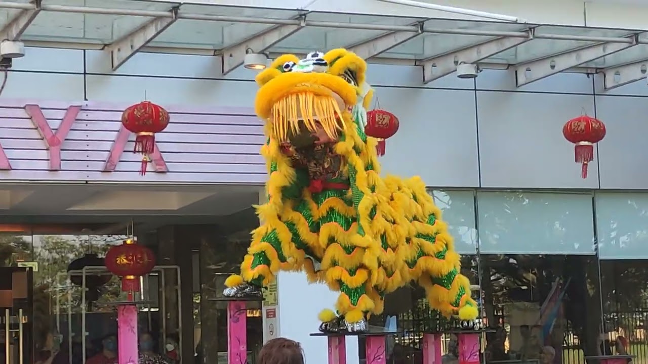SJK Yick Nam Penampang lion dance 2022 CHAYA Hotel Kota Kinabalu.