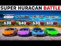 FH5 | Huracan STO VS Huracan Performante VS Huracan EVO VS Huracan | Ultimate Huracan Battle!!!