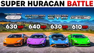 FH5 | Huracan STO VS Huracan Performante VS Huracan EVO VS Huracan | Ultimate Huracan Battle!!!