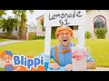 Blippi Lemonade Stand - Educational Videos for Kids