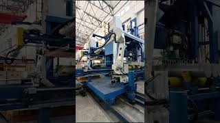Robotic Arm Feeding &amp; Steel Strapping for Aluminum Bars | Fully Automated Bundling Solution