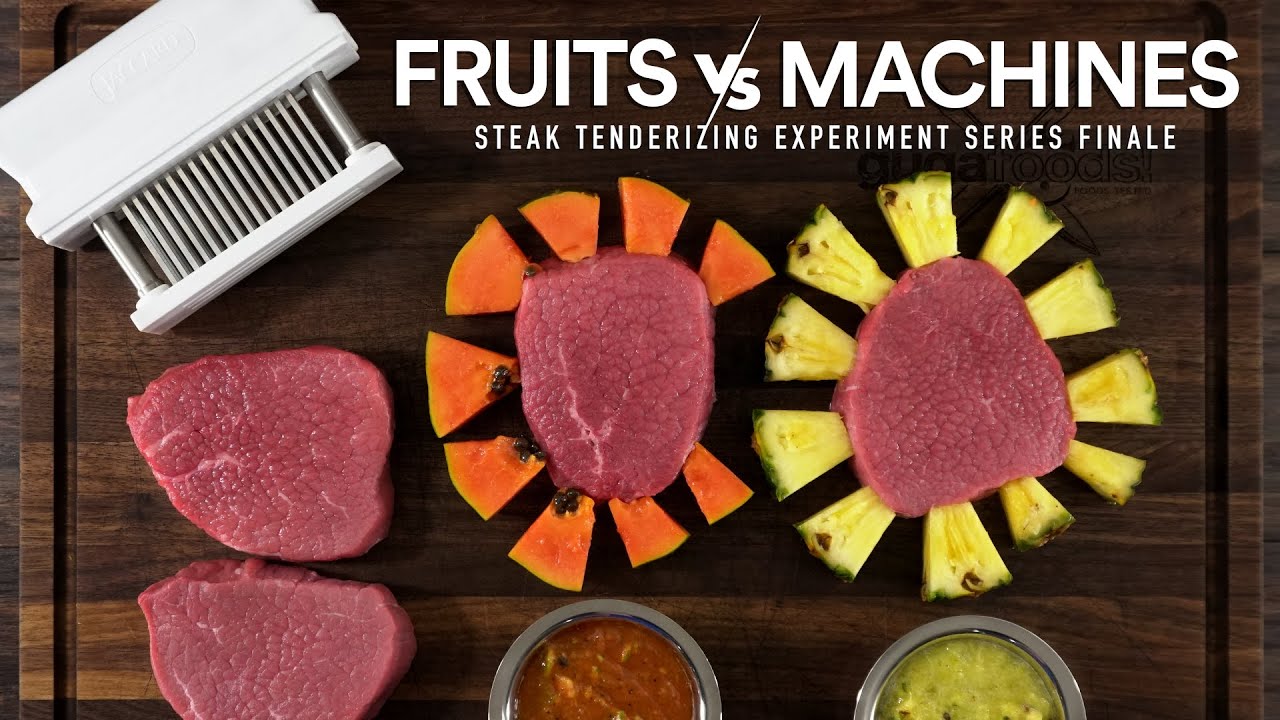 Steak Tenderizing: FRUITS vs MACHINES Series Finale!