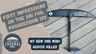 FIRST IMPRESSIONS ON THE UNI FOIL PROGRESSION 125 ( My new one wing quiver killer)