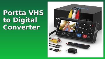 REVIEW (2025): Portta VHS to Digital Converter. ESSENTIAL details.