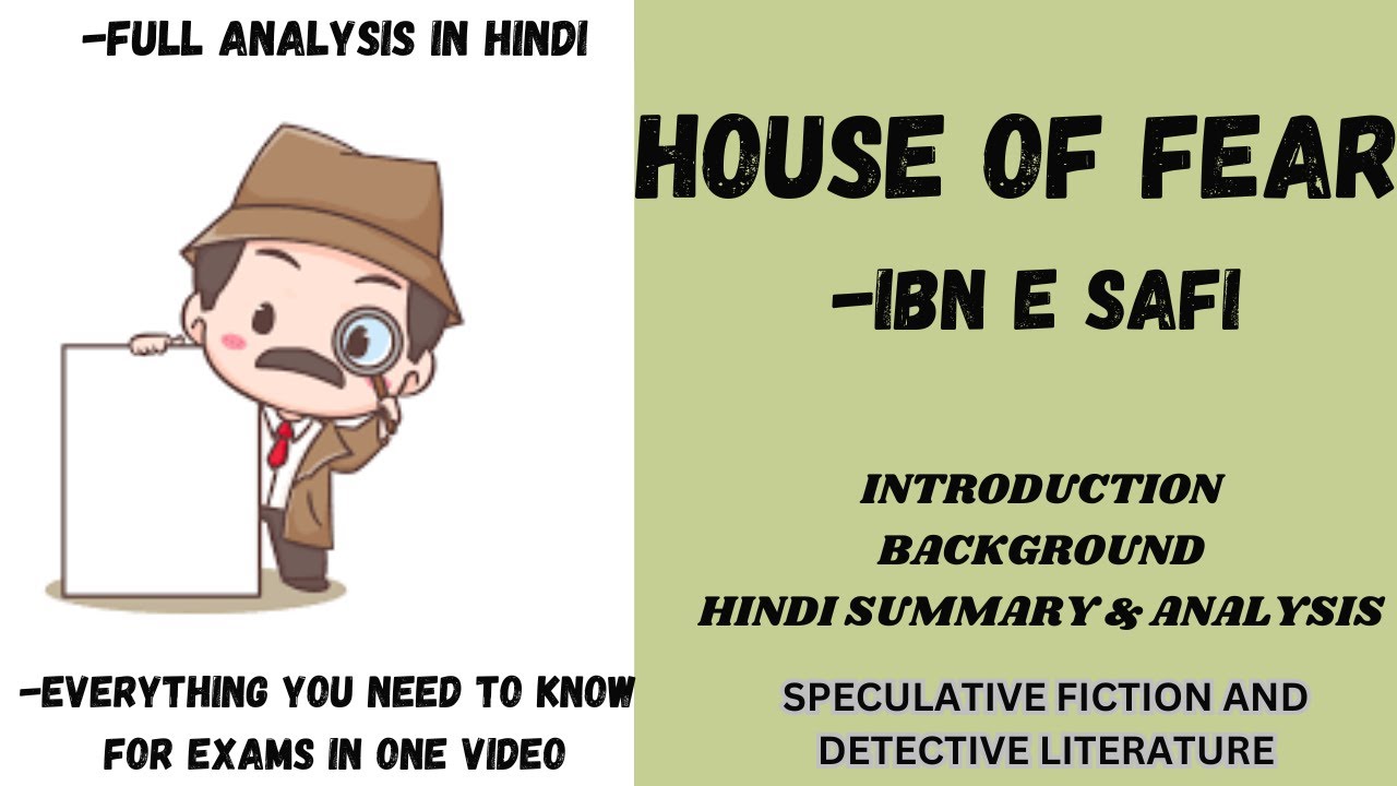 HOUSE OF FEARIBNESAFISPECULATIVE FICTION AND DETECTIVE LITERATURE